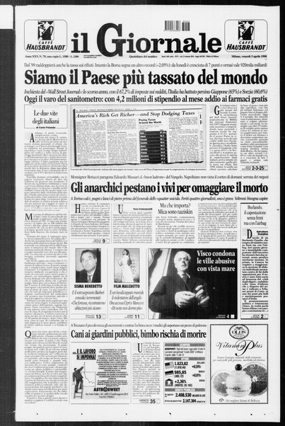 Il giornale : quotidiano del mattino